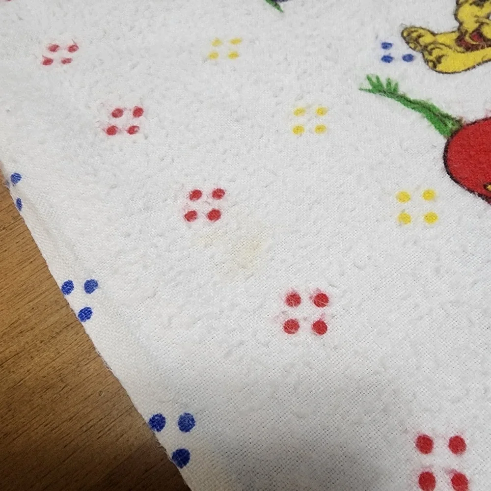 Vintage Dundee Disney Babies Sandbox  Primary Colors Recieving Blanket